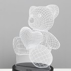 Светильник сенсорный «Мишутка» LED 7 цветов USB/от батареек черный RISALUX - Фото 10