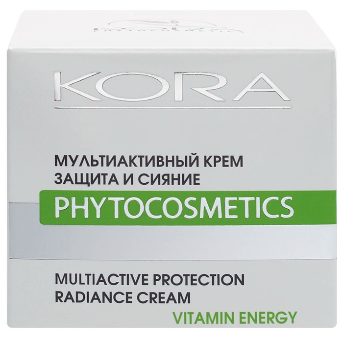 Мультиактивный крем Kora, защита и сияние c витаминным комплексом, 50 мл - Фото 1