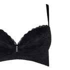 Бюстгальтер женский, цвет чёрный, размер 75В - фото 49309399