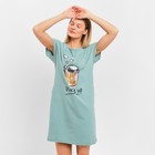 Платье домашнее женское Wake up, цвет мята, размер 52 9371074