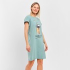 Платье домашнее женское Wake up, цвет мята, размер 56 - Фото 11