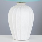 Лампа настольная 16213/1 E27 40Вт белый 28х28х41 см RISALUX - фото 21893168