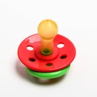 Соска-пустышка ортодонтическая, латекс, от 0 мес., цвет МИКС - фото 24173247