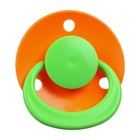 Соска - пустышка ортодонтическая, латекс, +0мес., цвет МИКС - фото 24288738