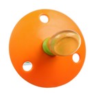 Соска - пустышка ортодонтическая, латекс, +0мес., цвет МИКС - фото 24288741