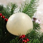 Мыло ручной работы "новогоднее" парфюмированное, белое, 50 г - фото 6742405
