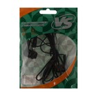 Наушники VS, VS-HSBK, вакуумные, микрофон, 100 дБ, 16 Ом, 3.5 мм, 1.2 м, пакет, черные - фото 51483816 Наушники VS, VS-HSBK, вакуумные, микрофон, 100 дБ, 16 Ом, 3.5 мм, 1.2 м, пакет, черные - фото 51483816