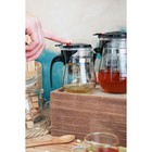 УЦЕНКА Чайник стеклянный заварочный Magistro «Мехико», 750 мл, металлическое сито, пластиковая колба - Фото 3