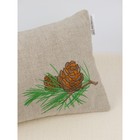 Подушка валик «Кедровая магия», кедровая стружка, размер 20x50 см - Фото 2