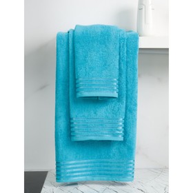 Полотенце махровое Bio-Textiles, 380 гр, размер 40x70 см, цвет синий