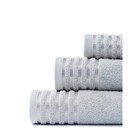 Полотенце махровое Bio-Textiles «Ринг», с бордюром, 380 гр, размер 70x140 см, цвет светло-серый - Фото 2