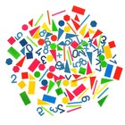 Счетный материал + мозайка, 132 элемента, ассорти + пенал в ПОДАРОК - фото 24566492