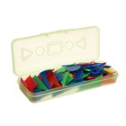 Счетный материал + мозайка, 132 элемента, ассорти + пенал в ПОДАРОК - фото 24566495