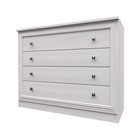 Комод Paola 455, 1000 × 443 × 804 мм, цвет ясень анкор светлый - фото 13658046