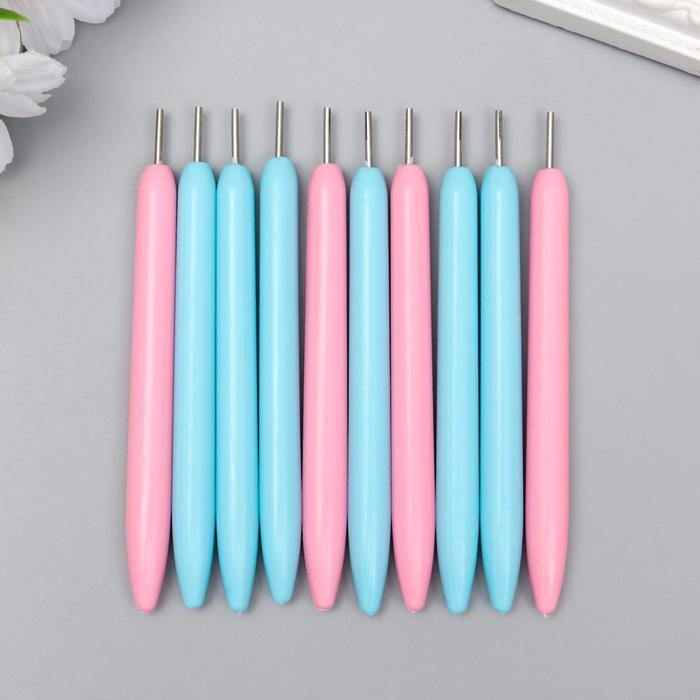 Инструмент для квиллинга с пластиковой ручкой разрез 1 см длина 11 см, МИКС - Фото 1