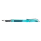 Ручка перьевая PIERRE CARDIN I-SHARE, корпус пластик, отделка сталь и хром, узел 0.6 мм, чернила синие, прозрачная, бирюзовая - Фото 3