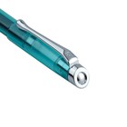 Ручка перьевая PIERRE CARDIN I-SHARE, корпус пластик, отделка сталь и хром, узел 0.6 мм, чернила синие, прозрачная, бирюзовая - Фото 4
