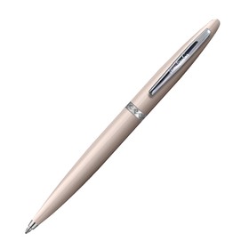Ручка шариковая PIERRE CARDIN CAPRE, корпус латунь и лак, отделка сталь и хром, чернила синие, бежевая