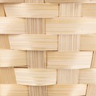 Корзина плетеная 19х9/32 см, натуральный, бамбук - фото 42881692