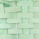 Корзина плетеная, 26х12/30 см, натуральный, бамбук - Фото 5