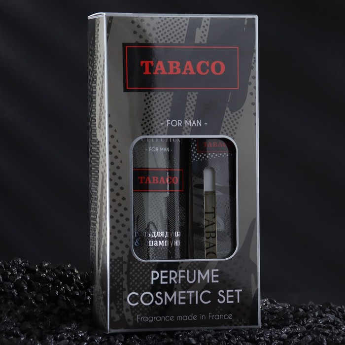 Подарочный набор мужской Tabaco, гель для душа 250 мл, парфюмерная вода, 30 мл - фото 1898783162