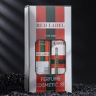 Подарочный набор косметики мужской Red Label, гель для душа 250 мл, парфюмерная вода, 30 мл - Фото 1
