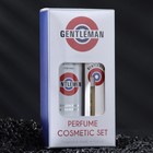 Подарочный набор мужской Gentleman, гель для душа 250 мл, парфюмерная вода, 30 мл - фото 10093611
