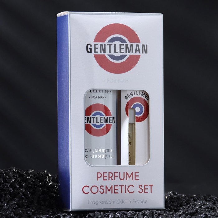 Подарочный набор мужской Gentleman, гель для душа 250 мл, парфюмерная вода, 30 мл - фото 1910505769