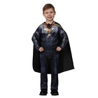 Карнавальный костюм супергерой «Чёрный Адам», без мускулов, р. 34, рост 134 см - Фото 1