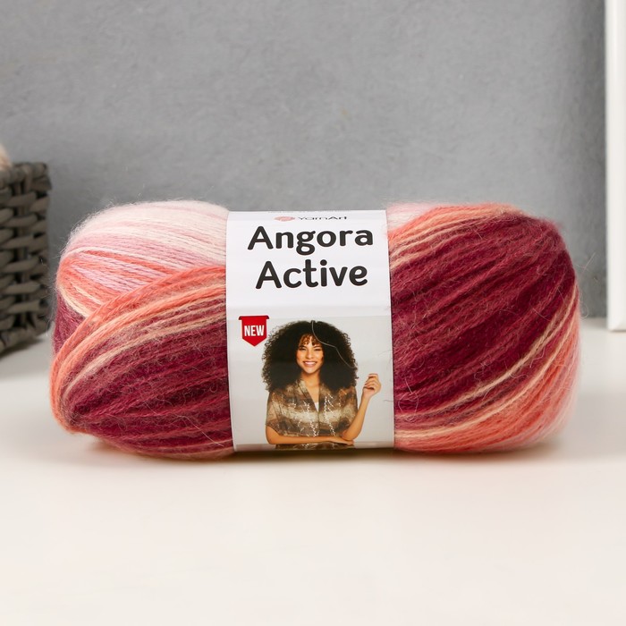 Пряжа для вязания спицами, крючком YarnArt, Angora Active, 20% шерсть, 80% акрил, 500 м/100 г, (846) - Фото 1