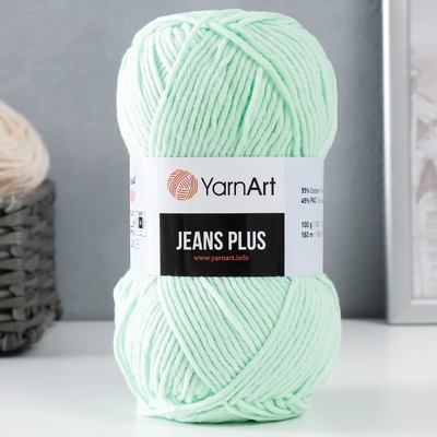 Пряжа "Jeans plus" 55% хлопок, 45% акрил 160м/100гр (79 весна)
