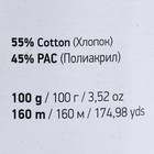 Пряжа "Jeans plus" 55% хлопок, 45% акрил 160м/100гр (85 морковный) 9343834 - фото 12677510