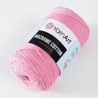 Пряжа "Macrame Cotton" 20% полиэстер, 80% хлопок 225м/250гр (779 ярк.розовый) 9343847 - фото 319873665