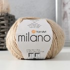 Пряжа "Milano"  8%альпака, 20%шерсть, 8%вискоза, 64%акрил 130м/50гр (854 речной жемчуг) - Фото 5