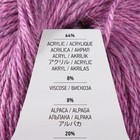 Пряжа "Milano"  8%альпака, 20%шерсть, 8%вискоза, 64%акрил 130м/50гр (861 брусника) - фото 21894124