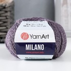 Пряжа "Milano"  8%альпака, 20%шерсть, 8%вискоза, 64%акрил 130м/50гр (869 т.серый) 9343861 - фото 10094033