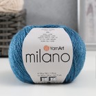 Пряжа "Milano"  8%альпака, 20%шерсть, 8%вискоза, 64%акрил 130м/50гр (876 джинс) - фото 23118197