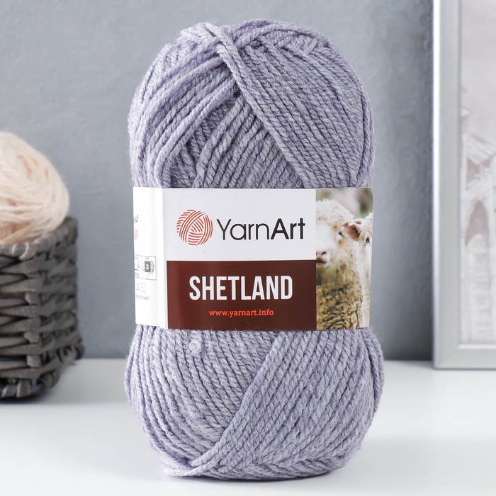 

Пряжа "Shetland" 30% шерсть верджин, 70% акрил 220м/100гр (515 сталь)