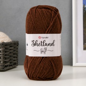 Пряжа "Shetland" 30% шерсть верджин, 70% акрил 220м/100гр (542 шоколад) 9343878