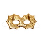 Карнавальная маска «Блеск», цвет золото - фото 1668666