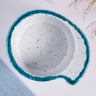 Кокотница Борисовская керамика «Варадеро», 200 мл, 12×4.5 см, белая - Фото 2