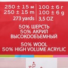 Пряжа "Подмосковная" 50% шерсть, 50% акрил 250м/100гр (29 розовая сирень) 9320753 - фото 13905596