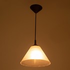 Подвес «Конус» BR 00268, 1×15 Вт, Е27, чёрный/дымчатый, 25×25×15 см - Фото 3