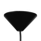 Подвес «Конус» BR 00268, 1×15 Вт, Е27, чёрный/дымчатый, 25×25×15 см - Фото 5