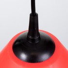 Подвес «Конус» 1×15 Вт Е27 МОДЕЛЬ: BR=00270 черный/красный 25×25×15 см - Фото 6