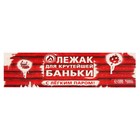 Коврик - лежак для бани и сауны с принтом «Лежак для крутейшей баньки», 150×50 см, полиэфир, «Банная забава» - Фото 6