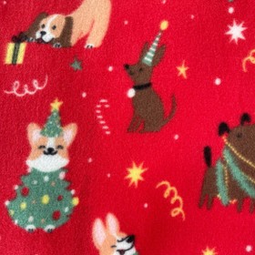 

Плед Belezza Dog party, размер130x170см, флис 150г/м, 100% полиэстер