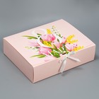 Коробка подарочная, упаковка, «С 8 марта», 31 х 24.5 х 8 см - фото 108700975