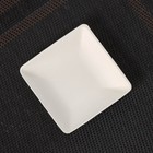 Форма для фуршетов «Каре», 33 мл, 6,5×6,5×1,2 см, сахарный тростник, 50 шт в упаковке, цвет белый - Фото 2