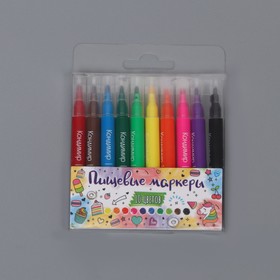 Фломастеры пищевые, набор, 10 шт.